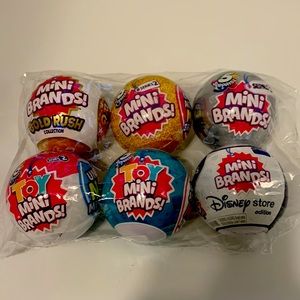 Zuru 5 surprise mini brands lot of (6) different series brand new sealed